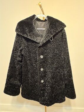 Bernardo Black Faux Shearling Teddy Jacket